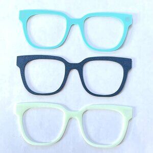 Set of 3 3D Printed Murphy Eyewear Toppers-Pair Eyewear Murphy Frame Toppers-New